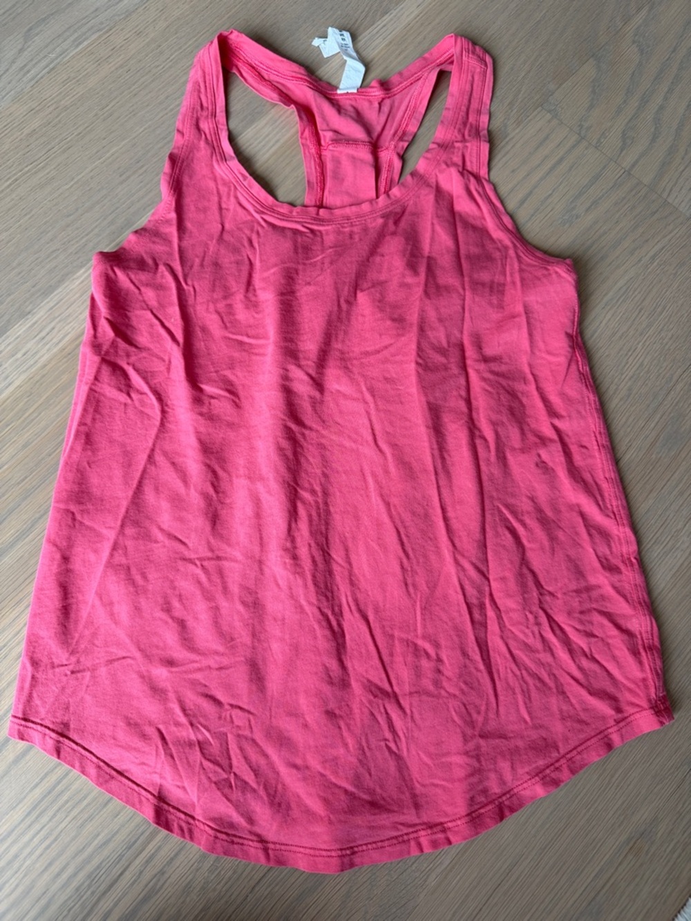 Lululemon coral tank top racer like  back new size 2 workout yoga